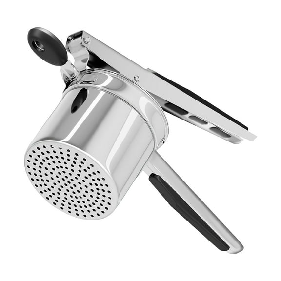 ZHUYING Large 15oz Potato Ricer, Heavy Duty Stainless Steel Potato Masher and Ricer Kitchen Tool, Press and Mash Kitchen Gadget For Perfect Mashed Potatoes - Everytime