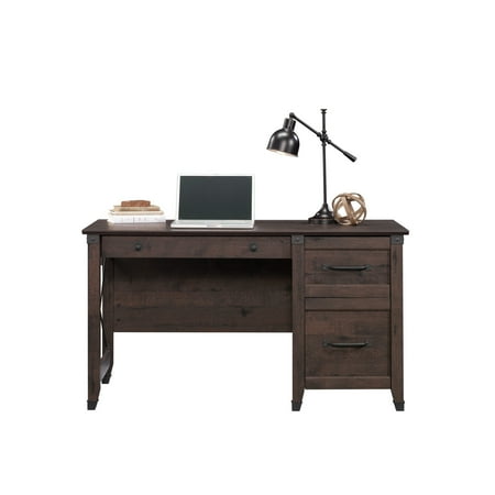 Sauder - Carson Forge Desk w/ Drawers - Coffee Oak