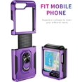 thumbnail image 3 of for Samsung Galaxy Z Flip 5 Case with Hinge Protection & Back Screen Protector,Samsung Z Flip 5 Full Cover Slim Phone Protection for Samsung Z Flip 5 5G(2023) (Purple), 3 of 13