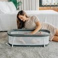 thumbnail image 5 of Baby Delight Snuggle Nest Portable Infant Bassinet - Charcoal Tweed, 5 of 7