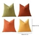 thumbnail image 3 of 4 Pcs Soft Weave Pillowcases Set Standard Size Breathable Face Friendly Pillow Shams Decorative Weave Pillow Case Covers, 3 of 6