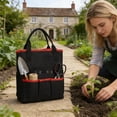 thumbnail image 1 of Komiseup Gardening Tool Kit Garden Tool Storage Bag Multi Pocket Gardening Tote Bag Accessories Not Included, 1 of 6