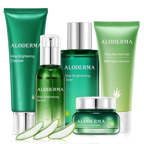 Aloderma Signature Aloe Brightening Set 5-Piece Set