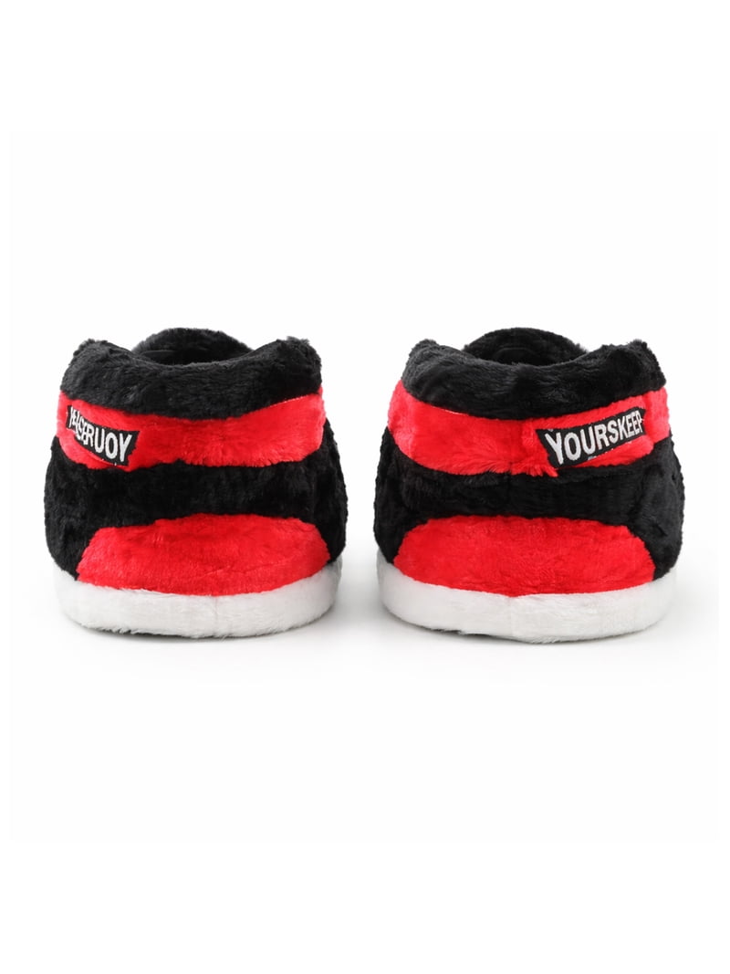 Yours 2 Keep Unisex Bred Plush Sneaker Slippers, One Size  display picture 3