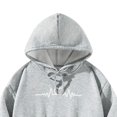 thumbnail image 4 of Sudadera con capucha con cordón y capucha para mujer, suave y duradera M, 4 of 8