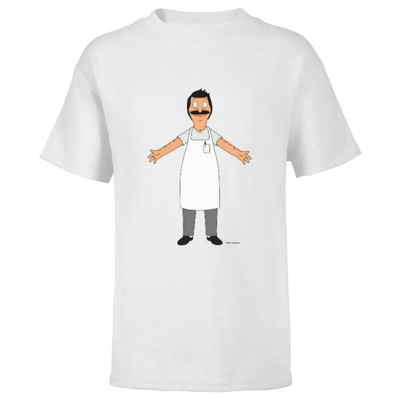 Bob’s Burgers Bob Belcher Hug - Short Sleeve T-Shirt for Kids - Customized-White
