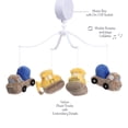 thumbnail image 6 of Bedtime Originals Construction Zone Musical Baby Crib Mobile Soother Toy- Trucks, 6 of 7