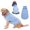 Light blue, variant on Coloody Pet Dog Solid color Sweater Autumn and Winter Dog Clothes