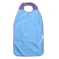 thumbnail image 2 of Babero de Tela de Lavable para Adultos para Mujeres, Hombres, Ancianos, Protege Contra Derrames Durante Las Comidas O Proyectos Desordenados Púrpura Macarena Babero de tela de felpa adulto, 2 of 7