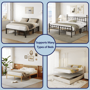 ULIESC 8mm Twin Size Bunkie Board, Fully Assembled Low Profile Mattress Support