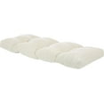 thumbnail image 5 of The Gripper Non-Slip Tufted Bench Cushion for Indoor Furniture, Entryway Storage, Bay Window, Corner Nook or Piano Seat, 33 Inches, Cream, 5 of 5