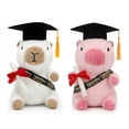 thumbnail image 1 of Peluche de Graduación de 27 cm con Gorro y Diploma, Muñeco Suave para Regalo, Decoración de Fiesta de Graduación, Recuerdo para Escritorio y Habitación, 1 of 9