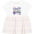 thumbnail image 3 of Inktastic Please Pass Me to Grandma with Flowers Girls Baby Dress, 3 of 5