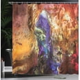 thumbnail image 4 of Ambesonne Colorful Shower Curtain, Prometheus Cave View, 69"Wx84"L, Multicolor, 4 of 5