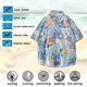 thumbnail image 3 of Camisa casual para hombre, camisas de playa tropicales, camisa de playa estampada, top regular de verano, 3 of 6