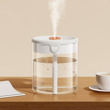 

Double spray humidifier fog refinement air hydration moisturizing intelligent digital display desktop office bedroom silent humidifier