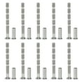 thumbnail image 1 of Tornillos para manijas de gabinete Uxcell, tornillos de ruptura, cabeza plana con ranura de corte, pernos articulados para cajones y puertas M4x45 10, 1 of 7