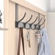 thumbnail image 1 of Gancho para puerta, de aluminio, sin perforaciones, para baño, dormitorio, gancho para colgar en la pared, 1 of 4
