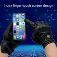 thumbnail image 4 of 1 Pair Motorcycle Gloves Touch Screen Non-slip Texture Protective Shell Fastener Tape Windproof Unisex Ridding Gloves for Outdoor Sports, 4 of 10