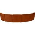 thumbnail image 4 of Meridian Furniture Limitless Cognac Velvet Modular 7 Piece Sectional, 4 of 7