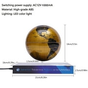 Desktop Decorative Geographic Levitating Floating Globe, Levitating Globe with Base, Magnetic Levitating Floating Globe