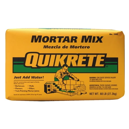 Quikrete Companies 60LB Mortar Mix (Best Mortar Mix For Stone Walls)