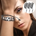 thumbnail image 4 of Pulsera de fútbol de 3 unids Pulsera de encanto de fútbol pulsera trenzada pulsera de fútbol, 4 of 5