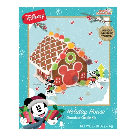 Disney's Mickey and Minnie Holiday House Chocolate Cookie Kit, 1 Kit, 13.18 Ounces