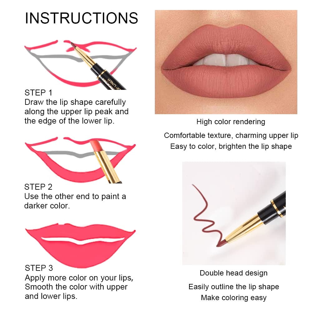 50 Lip Liners Lipstick Molder Wet & Wild Lipstick 903c Korean Lip Makeup Lip Gloss Plumper Clear Base And Lip Gloss Set up E L F Makeup Lipsticks for Women Make up Mats for Vanity