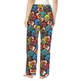 thumbnail image 3 of Balery American Football print Women's Pajama Pants,Ultra Lightweight Pjs,Lounge Pant-, 3 of 9