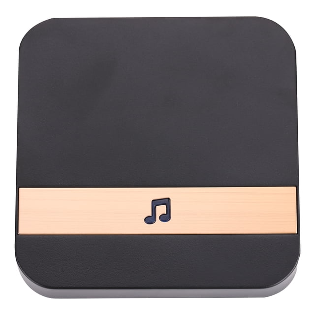 Timbre de puerta DingDong, alarma para puerta de entrada, para decoración del hogar, color negro
