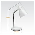 thumbnail image 2 of Newhouse Lighting Oxford White Metal Flexible LED Goose Neck Lamp for Desk or Table, 2 of 10