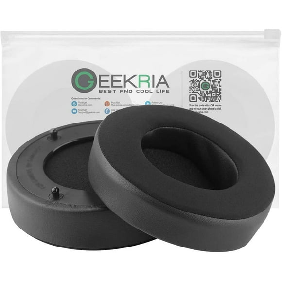 Geekria Sport Cooling Gel-Infused Earpads Replacement for Razer ManO'War Wireless 7.1 Surround Sound Overwatch ManO'War