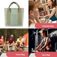 thumbnail image 5 of Bolso cosmético de gran capacidad del regalo del bolso de las mujeres del bolso de la lona, hecho de lona, 5 of 5