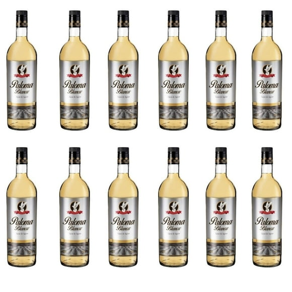 Pack de 12 Licor de Agave Paloma Blanca 1 L Paloma Blanca 1 L