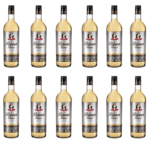 Pack de 12 Licor de Agave Paloma Blanca 1 L Paloma Blanca 1 L