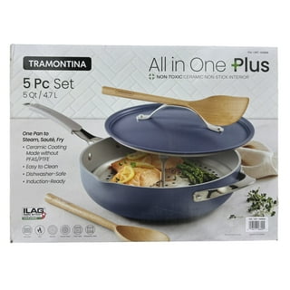 Tramontina 5-Qt. All-in-One Plus Pan, Parchment