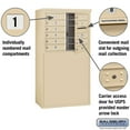 thumbnail image 4 of 6 Door High Free-Standing 4C Horizontal Mailbox with 10 Doors in Sandstone with Private Access, 4 of 4