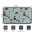 thumbnail image 5 of Black Corgi Door Rugs,Washable Non Slip Door Mats Indoor,Decorative Door Mats,Entry Mat Indoor for Entrance,Bedroom,Kitchen,Bathroom,30"x17", 5 of 6