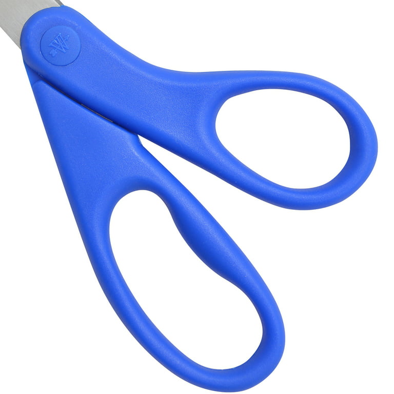Westcott All Purpose Scissors, 8, Stainless Steel, Straight, for Craft,  Blue, 1-Count 