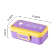 thumbnail image 7 of sunsanly 700ML Bento Lunch Box Meal Prep Food Storage Containers Freshness Preservation Lunchbox for Home Kitchen School Outdoor, 7 of 7
