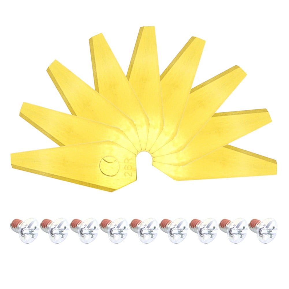 FANJIE Replacement Blades / Cutting Blades (1.00 Mm) For Bosch Indego Robot Lawn Mower