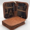 thumbnail image 1 of Juego de manicura Kit de cortaúñas profesional-26 piezas Kit de manicura de acero inoxidable, herramientas para el cuidado de las uñas con lujoso estuche de viaje, 1 of 5