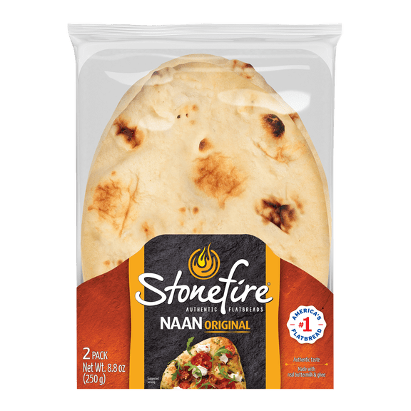 Stonefire Stonefire Original Flatbread Naan Bread, 8.8 oz, 2 Count - Walmart.com