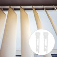 thumbnail image 5 of 10 Pack Vinyl Vertical Blind Repair Clips - For Repairing Vertical Window Blinds, Slats, Curtains - White, 5 of 5