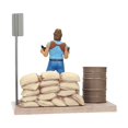 thumbnail image 4 of Figura de acción SD TOYS Movie Icons Invasion USA Matt Hunter, 4 of 8