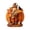 brown, orange, variant on Wooden Fall Owl Decoration with Pumpkin and Wheat Sheaf, Rustic Farmhouse Design, Brown and Orange, for Home Shelf Or Table, Autumn Harvest Decoration