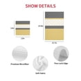 thumbnail image 7 of Yellow Morocco Kitchen Dish Towels for Drying Dishes Set of 2, Geometric Grey Stripes Modern Waffle Weave Microfiber Hand Tea Bathroom Towels Quick Dry & Absorbent Towel 12x12, 7 of 7