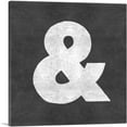 thumbnail image 1 of ARTCANVAS Chalkboard Alphabet And Sign Symbol Canvas Art Print - Size: 26" x 26" (0.75" Deep), 1 of 9