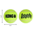 thumbnail image 4 of KONG® SqueakAir Tennis Balls Fetch Dog Toy with Squeaker, Extra Small, 3 Count, 4 of 4
